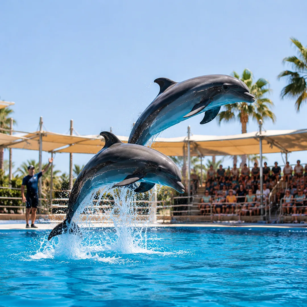 Dolphin World Hurghada – Delfinshow und optionales  Delfinschwimmen